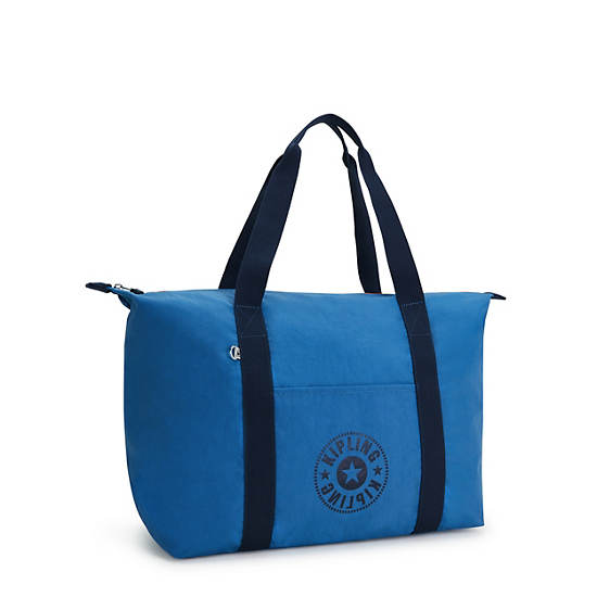 Kipling Art Medium Lite Tote Tassen Blauw | België 1442SG